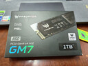 宏碁掠奪者（PREDATOR）1TB SSD固態(tài)硬盤(pán) M.2接口(NVMe協(xié)議) GM7系列｜NVMe PCIe 4.0讀速7200MB/s  AI電腦存儲配件 曬單實(shí)拍圖