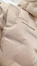 波司登（BOSIDENG）鵝絨羽絨服女士春秋輕薄連帽寬松短款內膽百搭保暖外套 【700+蓬鵝絨】奶油米-奶油歐包【卡碼拍大】 L 170/92A 體重約140-150斤 曬單實(shí)拍圖