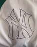 MLB官方 休閑logo潮流背標男女同款26春季新款三防夾克外套3AWJB0361 紐約洋基隊/深奶油色 M 170/92A 曬單實(shí)拍圖