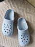 潔麗雅護士洞洞鞋女夏季2026新款涼鞋外穿防滑手術(shù)室醫護包頭涼拖鞋男夏 天空藍 38-39 【標準碼】 曬單實(shí)拍圖