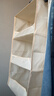太力布藝衣柜懸掛式收納掛袋多層褲子包包衣物收納袋1個(gè)裝米色  曬單實(shí)拍圖
