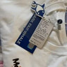 馬克華菲（MARK FAIRWHALE）短袖男士夏季潮牌休閑短袖T恤男寬松重磅220g純棉男裝 白色 L 曬單實(shí)拍圖
