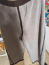 三彩2026春季新款慵懶休閑長(cháng)褲松緊高腰寬松闊腿褲垂感顯瘦M 咖啡色 L 165/72A 曬單實(shí)拍圖