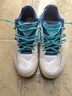 尤尼克斯（YONEX）羽毛球鞋yy入門(mén)級訓練減震動(dòng)力墊男女SHB101CR 白/藍45碼 曬單實(shí)拍圖