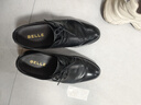 百麗男鞋通勤商務(wù)正裝皮鞋牛皮真皮鞋A0917 黑色-內增高5.5cm 40 曬單實(shí)拍圖