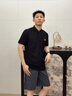 海瀾之家（HLA）polo衫男短袖2026夏季商務(wù)休閑涼感透氣簡(jiǎn)約翻領(lǐng)體恤純色百搭半袖 涼感透氣-黑色D6 M (170) 推薦125~136斤 曬單實(shí)拍圖