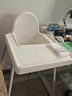 宜家（IKEA）ANTILOP安迪洛高腳椅寶寶餐椅嬰兒餐椅兒童椅學(xué)坐椅多功能椅子 白色含托盤(pán) 曬單實(shí)拍圖