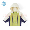 舒貝怡兒童童裝春季男女寶寶拉鏈上衣中小童戶(hù)外風(fēng)衣休閑洋氣連帽外套春 拼色綠色 120 曬單實(shí)拍圖