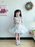 G.duck童裝洛麗塔公主裙女童連衣裙夏季新款生日禮服兒童裙子超仙蓬蓬裙 拖尾+裙子 100 尺碼2~3歲【 90-100cm】 曬單實(shí)拍圖