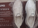零度Zero男鞋新款真皮透氣日常百搭舒適輕便黑色運動(dòng)休閑鞋 白色 系帶款 43 曬單實(shí)拍圖