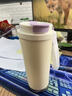 Vanow薰衣草保溫杯 316不銹鋼內膽咖啡一蓋雙飲吸管水杯子女新款高顏值 曬單實(shí)拍圖