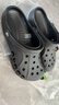 卡駱馳（CROCS）洞洞鞋貝雅男鞋女鞋輕便耐磨一腳蹬拖鞋休閑鞋|10126 黑色-001 43 (270mm) 曬單實(shí)拍圖