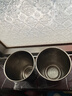 99.9%純鈦杯大容量鈦水杯抑菌咖啡杯保鮮啤酒杯便攜茶杯鈦牛奶杯 銀色 曬單實(shí)拍圖