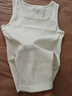 都市麗人純棉吊帶背心女士背心四季修身西裝內搭打底可外穿方領(lǐng)無(wú)袖上衣 曬單實(shí)拍圖