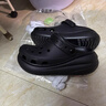 卡駱馳（CROCS）貝雅洞洞鞋男鞋女鞋輕便耐磨一腳蹬拖鞋休閑鞋百搭花園鞋|10126 黑色-001 43 (270mm) 曬單實(shí)拍圖