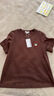 UR夏季新款女裝趣味休閑貓咪刺繡短袖T恤UYU450119 咖啡色 S 曬單實(shí)拍圖