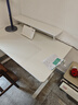 黑白調A2學(xué)習桌書(shū)桌兒童桌椅實(shí)木升降桌子寫(xiě)字桌電腦桌進(jìn)口橡膠木1.2m 曬單實(shí)拍圖