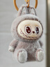 宿禮新款植絨公仔兔子鑰匙扣學(xué)生書(shū)包掛件玩偶公仔周邊卡通創(chuàng  )意擺件 植絨呲牙兔【咖色】 曬單實(shí)拍圖