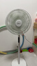 美的（Midea）【幸運草安睡1S】一級能效直流變頻聲控電風(fēng)扇家用遙控臥室靜音落地扇臺式桌面抗菌大風(fēng)力轉頁(yè)扇 曬單實(shí)拍圖