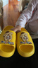果洛菲（GUOLUOFEI）兒童拖鞋夏季寶寶洗澡男女童涼拖鞋 黃色布丁狗 200mm內長(cháng)20cm 曬單實(shí)拍圖