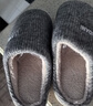 利達妮（TZLDN）防滑棉拖鞋老人防摔男士秋冬季居家加絨加厚保暖女情侶棉鞋男款 曬單實(shí)拍圖