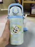 膳魔師（THERMOS）兒童學(xué)生杯Tritan熊貓杯套幼兒園吸管水杯出行上學(xué)杯大容量BBSK 曬單實(shí)拍圖