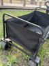 羚特戶(hù)外營(yíng)地車(chē)露營(yíng)推車(chē)折疊小拖車(chē)釣魚(yú)車(chē)手拉車(chē)裝備拖車(chē)折疊車(chē) 【坦克輪】250L曜石黑平折款 送露營(yíng)燈 曬單實(shí)拍圖