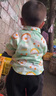 歡喜小熊寶寶短袖套裝男童夏季半袖衣服嬰幼兒夏天襯衫2025新款男孩潮服 曬單實(shí)拍圖