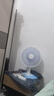 美的（Midea）臺式電風(fēng)扇家用臺扇7葉3檔宿舍臥室臺風(fēng)扇客廳辦公室節能省電搖頭電扇學(xué)生床上 FGAU40D【藍白色升級款】 曬單實(shí)拍圖