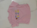 迷你巴拉【涼感速干】巴拉女童抑菌甜美短袖T恤夏季新款不悶汗 粉紅60022 100 曬單實(shí)拍圖