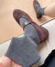 莫代爾3雙裝壓力小腿襪子女100%純棉春夏季蘆薈潤膚防滑不掉中長(cháng)筒襪 曬單實(shí)拍圖