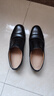 3514皮鞋商務(wù)正裝皮鞋三接頭簡(jiǎn)約套腳皮鞋男士德比鞋 黑色 42  曬單實(shí)拍圖
