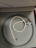 京潤珍珠項鏈女925銀韻華淡水珍珠項鏈年輕鎖骨鏈生日禮物送女友 曬單實(shí)拍圖