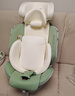 Prigel舒安pro新生嬰幼兒寶寶兒童安全座椅可坐可躺車(chē)載汽車(chē)用0-6-12歲 舒安pro 奶油青提(不窩脖設計+單手旋轉+175°大躺角) 曬單實(shí)拍圖