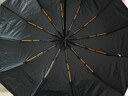 碩非凡全自動(dòng)雨傘大號加固加厚結實(shí)抗風(fēng)男士晴雨兩用防曬遮陽(yáng)女生折疊傘 【72骨】加固厚實(shí)全自動(dòng)-耀石黑 曬單實(shí)拍圖