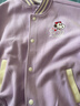 史努比（SNOOPY）童裝兒童外套男女童學(xué)院風(fēng)棒球服夾克 紫色/2個(gè)蝴蝶結努比 150 曬單實(shí)拍圖