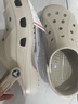 卡駱馳（CROCS）貝雅洞洞鞋男鞋女鞋輕便耐磨一腳蹬拖鞋休閑鞋百搭花園鞋|10126 卵石色-2V3 37 /38(230mm) 曬單實(shí)拍圖