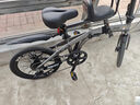 Jeep吉普折疊自行車(chē)帶娃母子車(chē)20寸男女城市通勤折疊車(chē)親子車(chē)-愛(ài)L200 石墨灰【車(chē)+寶寶座椅】經(jīng)典款-鋁合金車(chē)架 20寸（建議身高145-185CM） 7速 曬單實(shí)拍圖