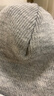 卡爾美（KELME）帽子男女秋冬季保暖戶(hù)外滑雪毛線(xiàn)帽冬帽針織帽騎行運動(dòng)護耳防寒 曬單實(shí)拍圖