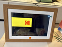 KODAK柯達 1018W 數碼相框10.1英寸高清電子相冊擺臺結婚禮物照片視頻自動(dòng)循環(huán)播放器 木色 曬單實(shí)拍圖
