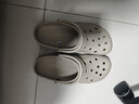 卡駱馳（CROCS）貝雅洞洞鞋男鞋女鞋輕便耐磨一腳蹬拖鞋休閑鞋百搭花園鞋|10126 卵石色-2V3 41 /42(260mm) 曬單實(shí)拍圖