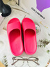 樸西夏季新款6.0cm厚底增高涼拖鞋女款外穿時(shí)尚百搭沙灘一字拖鞋戶(hù)外 樹(shù)莓紅 【顯白】 38 曬單實(shí)拍圖