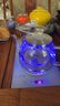 益茶福全自動(dòng)上水電熱水壺底部上水嵌入式茶臺功夫茶燒水壺飲水燒水一體機抽水玻璃煮茶壺保溫泡茶壺 1L 藍光帶燈玻璃套裝白色 曬單實(shí)拍圖