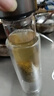 【京東物流配送】高硼硅雙層玻璃杯大容量泡茶杯水杯子茶水分離杯 【雙層加厚】茶杯350ml1只 曬單實(shí)拍圖