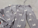 古今（GUJIN）暖暖半邊絨長(cháng)袖睡衣女春秋冬家居服睡褲毛衣開(kāi)衫可外穿大碼套裝 曬單實(shí)拍圖