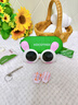 Kocotreekk樹(shù)兒童墨鏡防紫外線(xiàn)寶寶偏光太陽(yáng)鏡立體卡通可愛(ài)裝飾眼鏡 曬單實(shí)拍圖