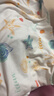 愛(ài)貝迪拉 新生嬰兒包單產(chǎn)房純棉襁褓裹布包巾包被四季抱被睡袋95cm單層2條 曬單實(shí)拍圖