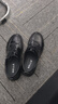 百麗質(zhì)感商務(wù)休閑皮鞋男牛皮舒適通勤鞋A2323AM6 黑色-系帶 41 曬單實(shí)拍圖