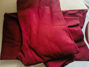 貓人（MiiOW）10A抗菌防螨本命年紅色保暖內衣女士秋衣秋褲套裝女純棉內褲襪子 曬單實(shí)拍圖
