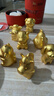 銅師傅《金韻天成十二生肖》真金鎏鍍銅擺件家居裝飾工藝品十二生肖套裝 曬單實(shí)拍圖